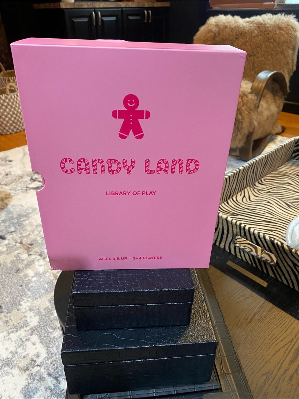 NIB Library of Play Candy Land Board Game Box - Pink